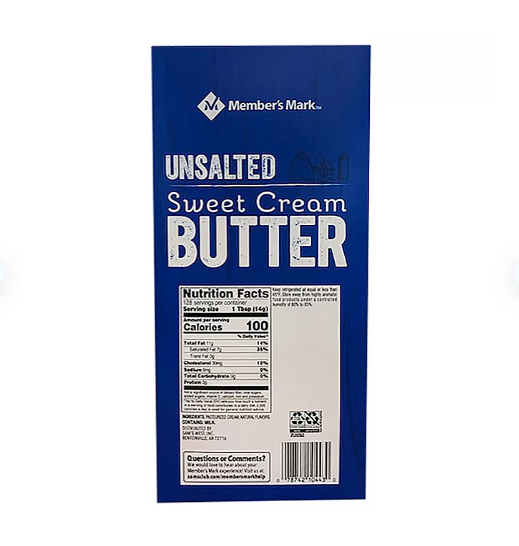Member's Mark Unsalted Butter 1kg main image 1