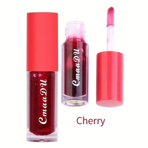 Fruit Flavored Color Changing Lip Glaze Moisturizing Hydrating Daily Natural Lip Makeup Lip Oil Waterproof Nourishing Treatment Valentine's Day Gifts