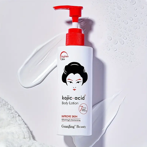 7.78oz Kojic Acid Body Lotion Moisturizing And Lightening Skin, Create Soft And Smooth Skin, Lighten And Even Skin Tone