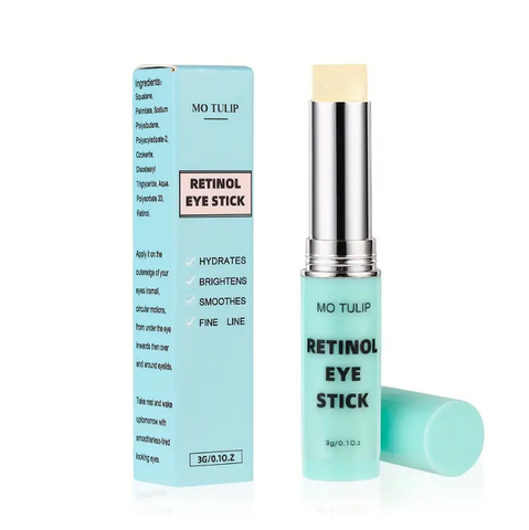 1pc Retinol Smooth Wrinkle Eye Cream Stick, improves The Look Of Dark Circles, Deep Nourishing Tighten Skin, Moisturizing Smooth Finelines Wrinkles, Firming Eye Cream, Removes Bags Fine Lines And Skin Puffiness, Moisturizing Under Eye Cream
