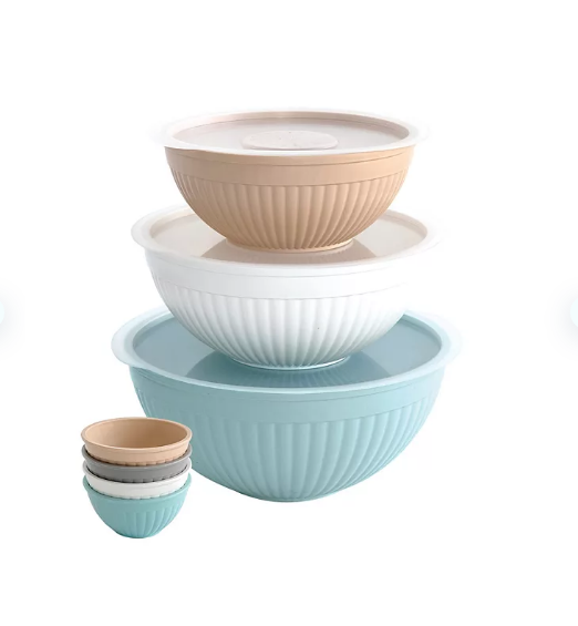 Nordic Ware 10Piece Microwavable Bowl Set with Covers Openbax