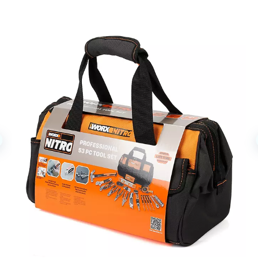 Worx NITRO Professional 53 Pc. Tool Set Openbax