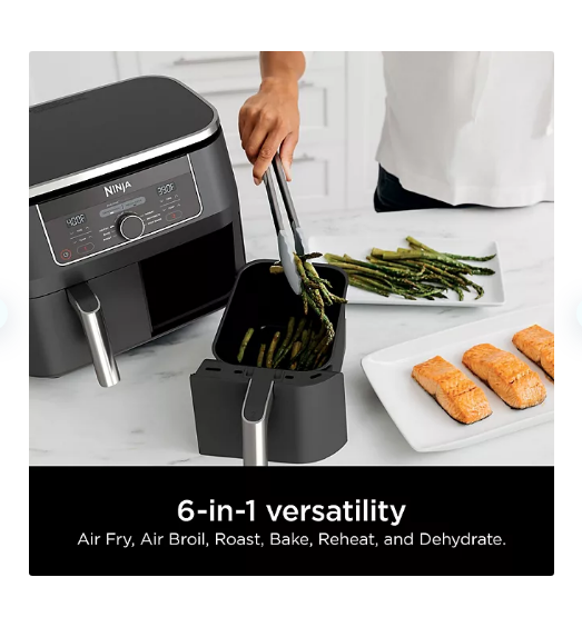 Open Box* Ninja Foodi 6-in-1, 8-qt. 2-Basket Air Fryer with DualZone, AD150