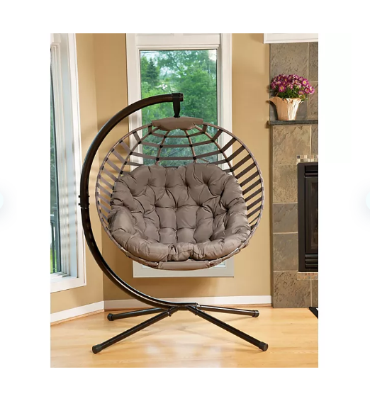 Hanging Ball Chair (Modern Sand) Openbax