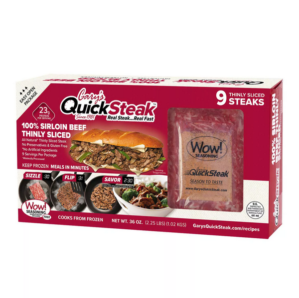 Gary's QuickSteak Wow! Seasoning | All-Purpose | Gluten Free | No MSG |  Best Meat Seasoning - Great on Steak, Chicken, Seafood, Veggies & More 