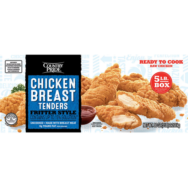 Country Pride Chicken Breast Tenders (5 lbs.) Openbax