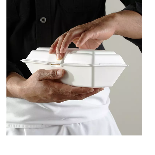 Hefty Food Service Containers Rectangle 9 3/4 x 5 x 3 1/4 (125