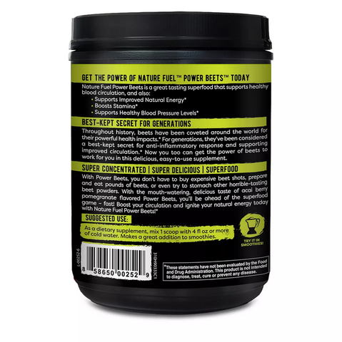 Nature Fuel Power Beets Juice Powder. 60 servings (11.6 oz.)