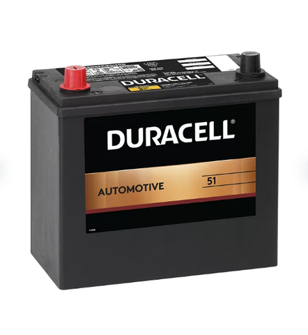 Duracell Automotive Battery - Group Size 51