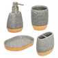 Honey-Can-Do 4-Pc. Bath Accessory Set - Speckled