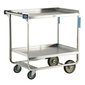 Lakeside 543 2 Level Stainless Utility Cart w/ 700 lb Capacity, Raised Ledges