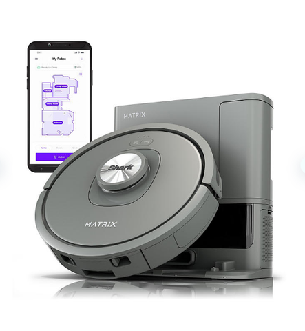 Shark Matrix™ Self-Emptying Robot Vacuum with 60 Day Dock, Precision Home Mapping, Wi-Fi Connected UR2350AE
