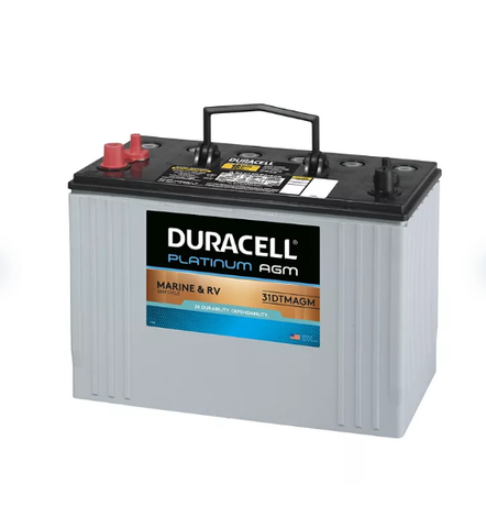 Duracell AGM Deep Cycle Marine and RV Battery , Group Size 31