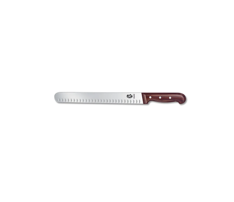 Victorinox - Swiss Army 7.6059.11 Granton Edge Slicer Knife w/ 12" Blade, Rosewood Handle