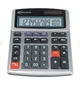 Innovera - 15971 Large Digit Commercial Calculator, 12 Digit LCD, Dual Power - Silver