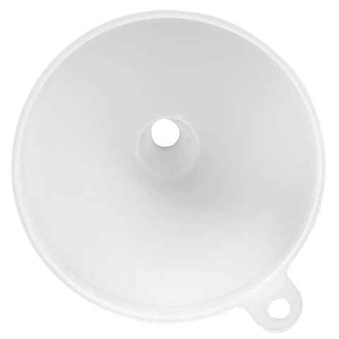Winco PF-8 8 oz Funnel - Plastic, White