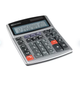 Innovera - 15971 Large Digit Commercial Calculator, 12 Digit LCD, Dual Power - Silver