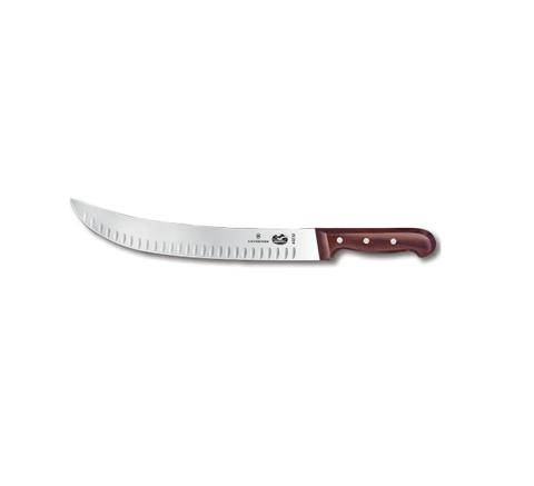 Victorinox - Swiss Army 5.7320.31 Granton Edge Cimeter Knife w/ 12" Blade, Rosewood Handle