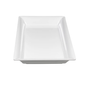 American Metalcraft MEL19 14 1/4" x 7 1/2" Rectangular Endurance Platter - Melamine, White