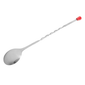 Winco BPS-11 11" Bar Spoon w/ Red Knob, Stainless