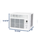 6,000 BTU Window Air Conditioner for Small Rooms with Remote