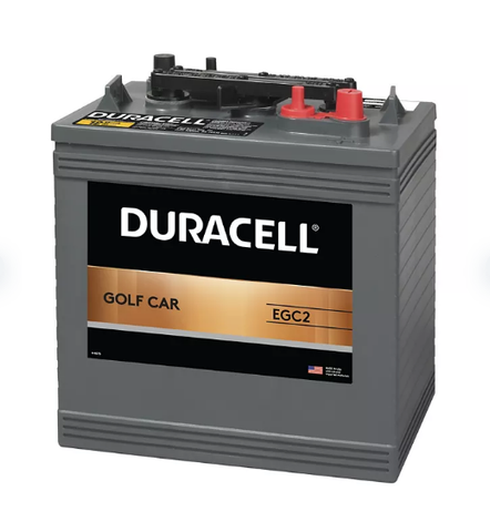 Duracell Golf Car Battery, Group Size EGC2