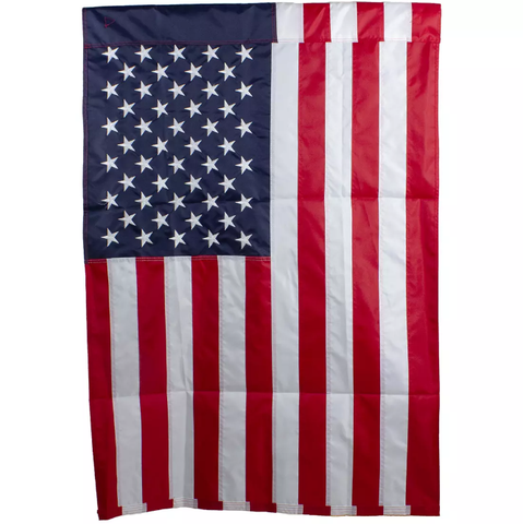 Northlight Americana 28" x 40" Embroidered Patriotic Outdoor House Flag