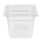 Cambro 66CW135 6"D Sixth Size Food Pan. Case of 6