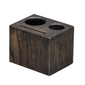 Risch WOODBLOCK-CHECK WALNUT Rectangular Wood Block Check Presenter - 3 1/2" x 2 1/2" x 2 3/4", Wood Pack of 25