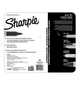 Sharpie Permanent Fine Tip Markers, Black, 24 Count