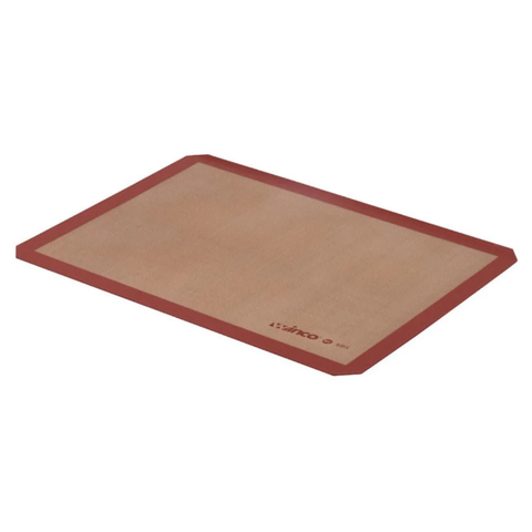 Winco SBS-21 Square Baking Mat, 15 3/8 x 21 1/2 in, Fits 2/3 Size Sheet Pan, Silicone