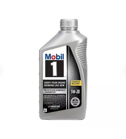 Mobil 1 5W-20 Motor Oil (6 pack, 1-quart bottles)