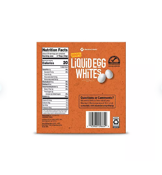 Member's Mark Liquid Egg Whites (16 oz. 6 pk.) – Openbax