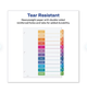 Avery Customizable TOC Ready Index Multicolor Dividers, 12-Tab, Letter. (3pk)