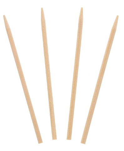 Royal 4.5 Inch x .15 Inch Wood Skewers for Grilling Meat, Satays, and Skewered Vegetables, Package of 1000