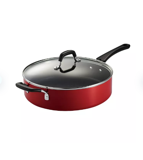 Tramontina 5.5 Qt Covered Nonstick Jumbo Cooker (Blue/Grey/ Red)