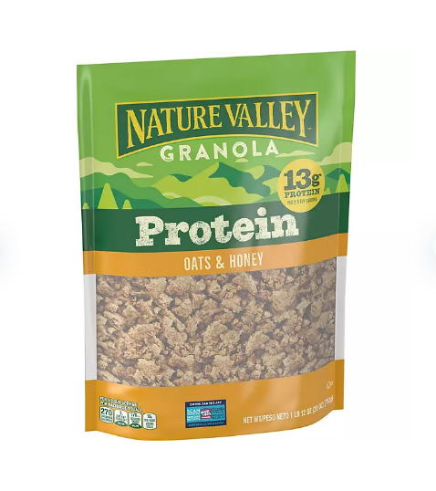 Nature Valley Oats 'n Honey Protein Granola Cereal (28 oz.)