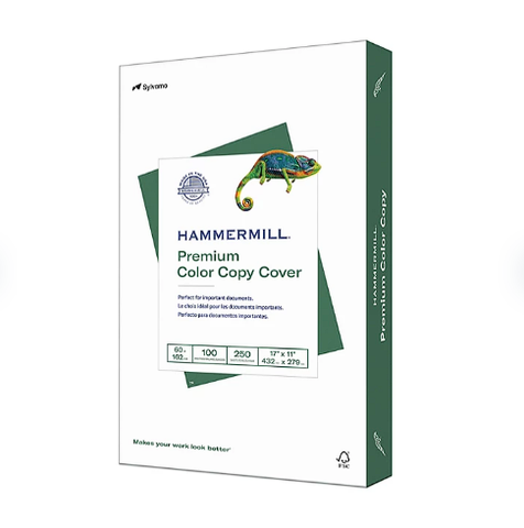 Hammermill - Color Copy Digital Cover Stock, 11 x 17, White - 250 Sheets