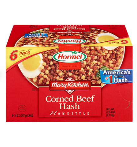 Hormel Mary Kitchen Corned Beef Hash (14 oz., 6 pk.)