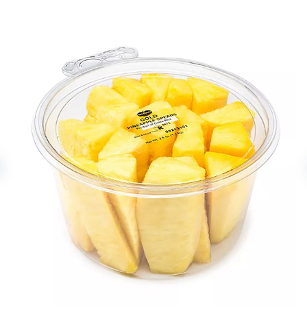 Fresh Cut Pineapple Spears (2.5 lbs.)