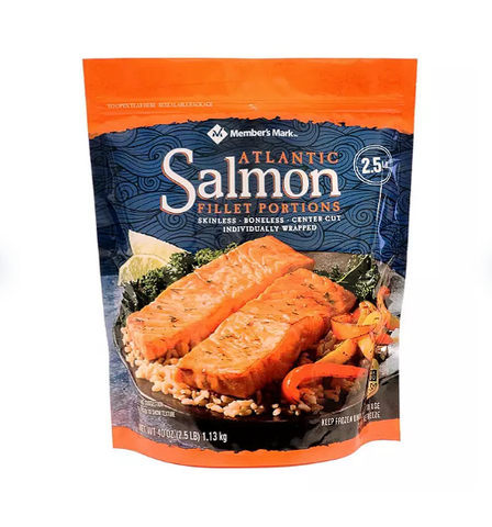 Member's Mark Atlantic Salmon Fillet Portions (2.5 lbs.)