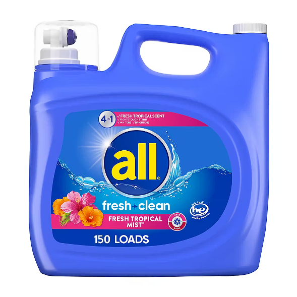 all Fresh Tropical Mist with Stainlifters, 225 fl. oz.