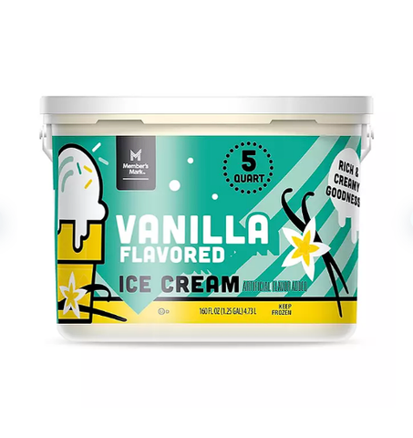 Member's Mark Vanilla Ice Cream Pail (5 qts.)
