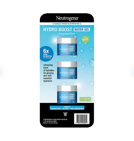 Neutrogena Hydro Boost 48-Hour Water Gel Face Moisturizer (1.7 oz., 3 pk.)