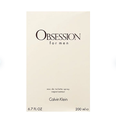 Calvin Klein Obsession Men 6.7 OZ EDT Spray