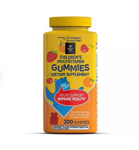 Member's Mark Children's Multivitamin Gummies, Assorted Fruit Flavors (300 ct.)