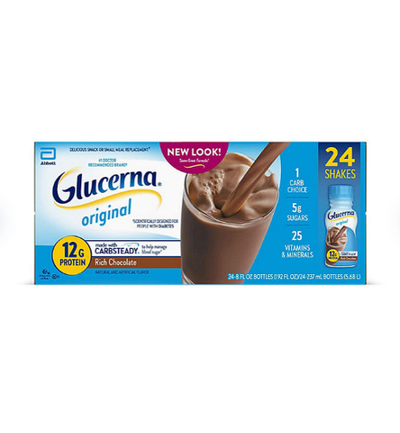 Glucerna Shake, Creamy Chocolate Delight (8 fl. oz., 24 pk.)