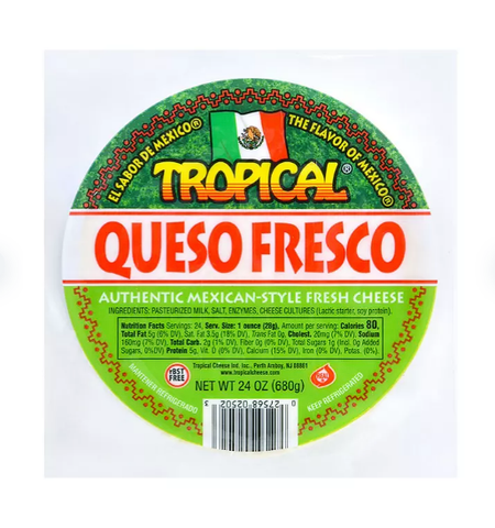 Tropical Authentic Mexican Style Queso Fresco (24 oz.)