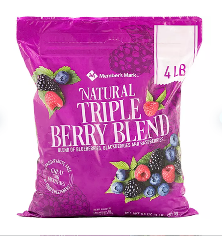 Member's Mark Natural Triple Berry Blend (4 lbs.)
