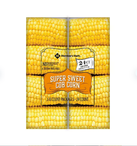 Member's Mark Super Sweet Cob Corn (24 ct.) (3" Cobs)